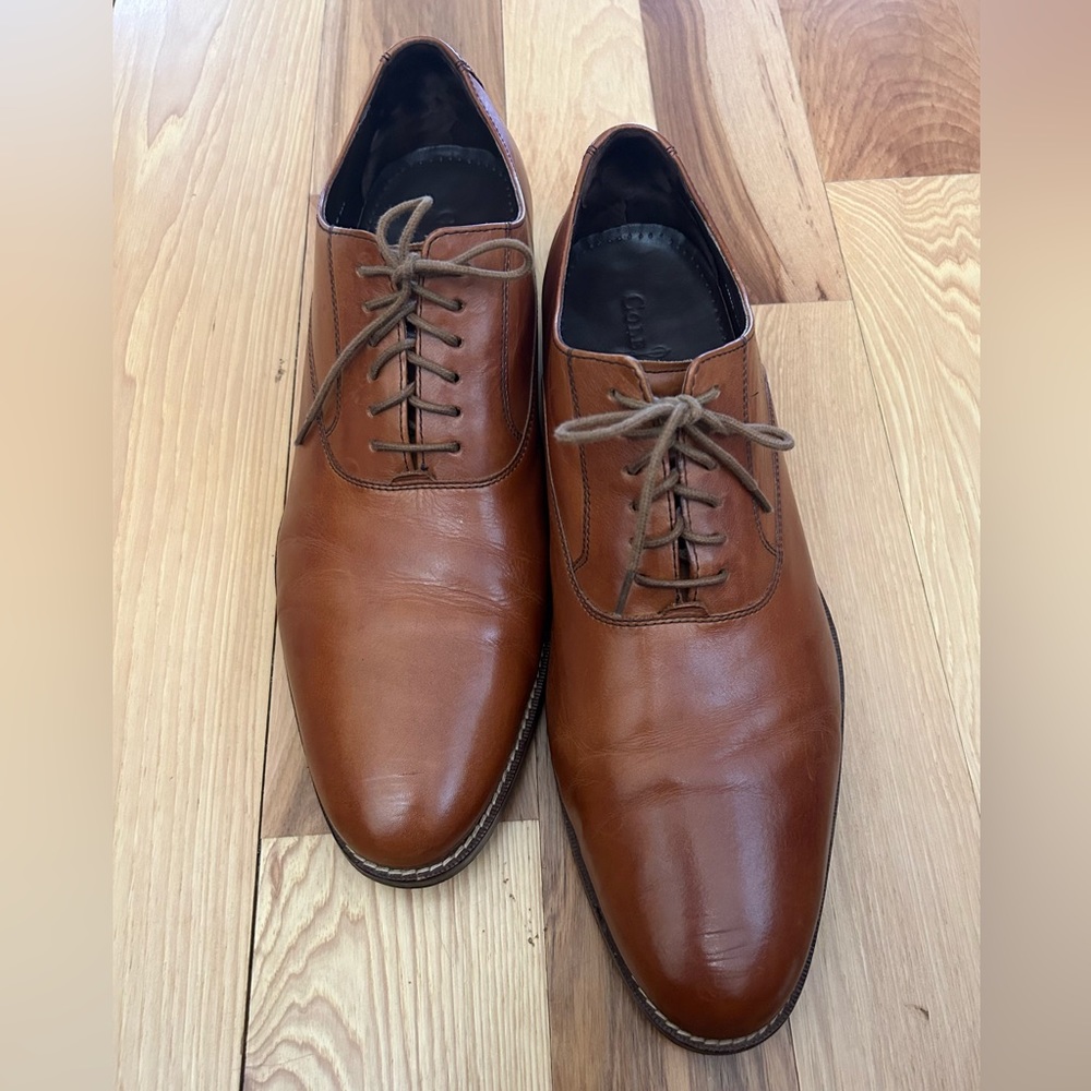 Men's Cole Haan NikeAir C10244 Oxford Madison  Shoes 12 M Tan
